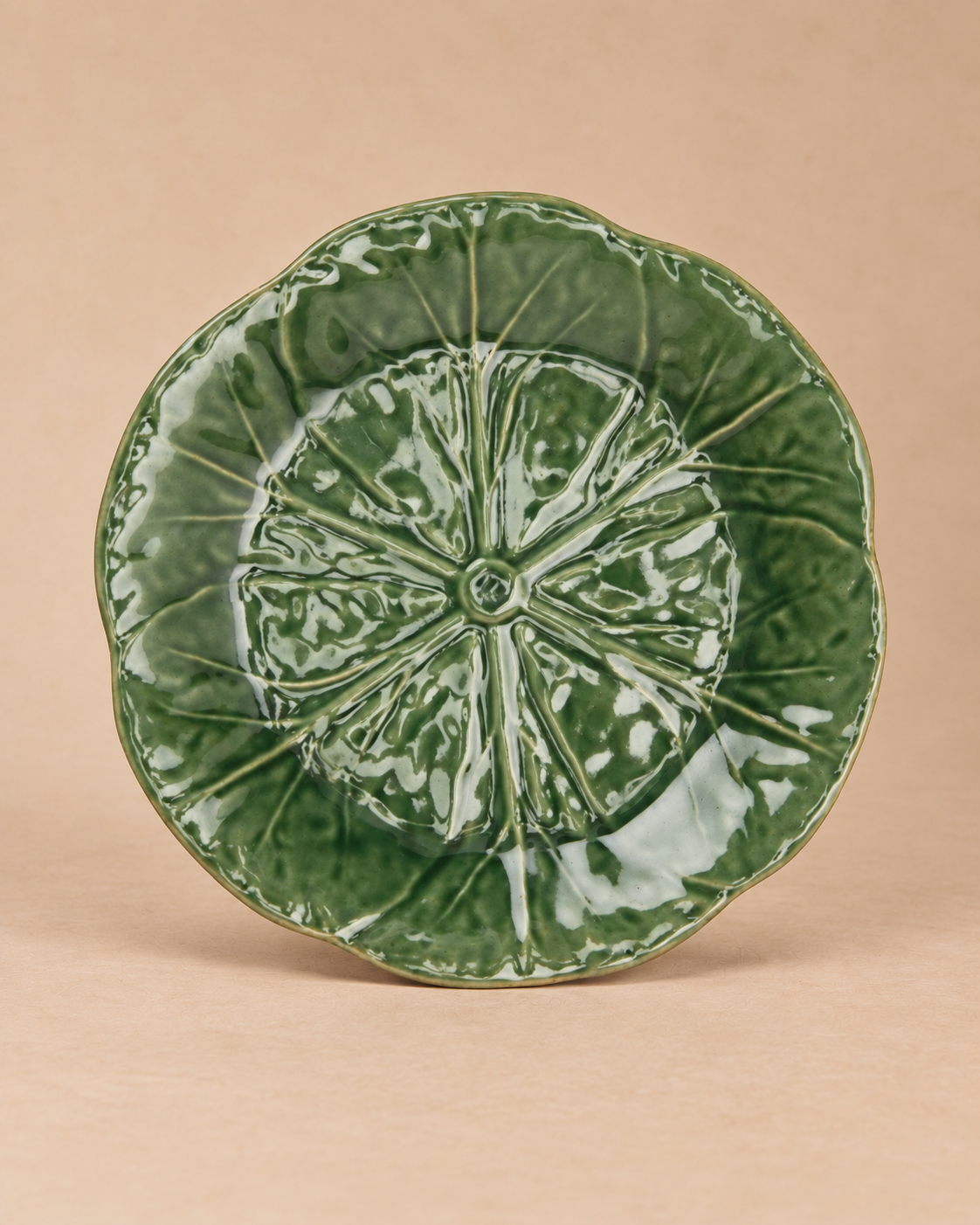 Cabbage Dinner Plate, Green
