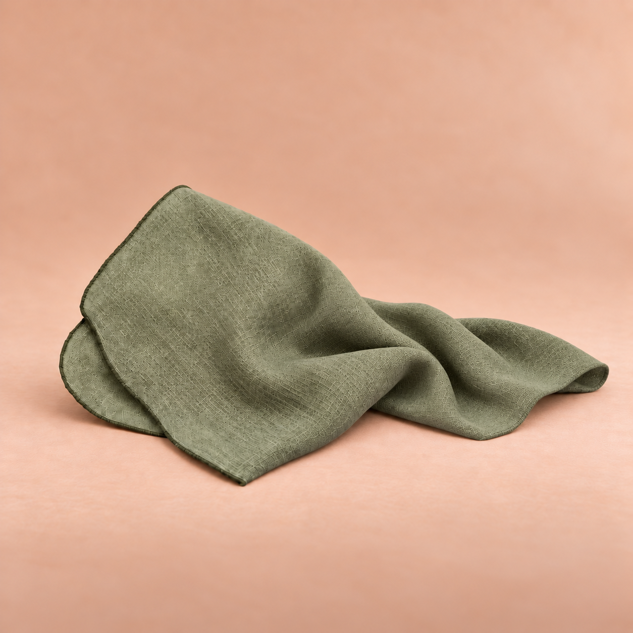 Gracie Linen Napkins, Green