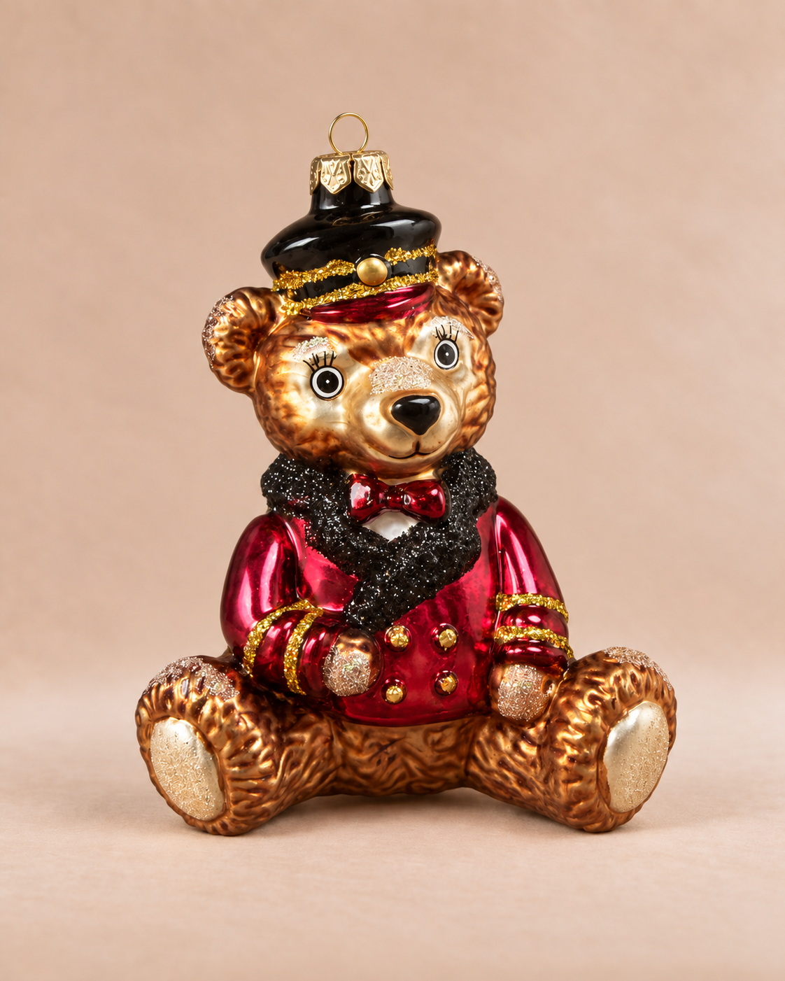 Festive Teddy Bear Ornament