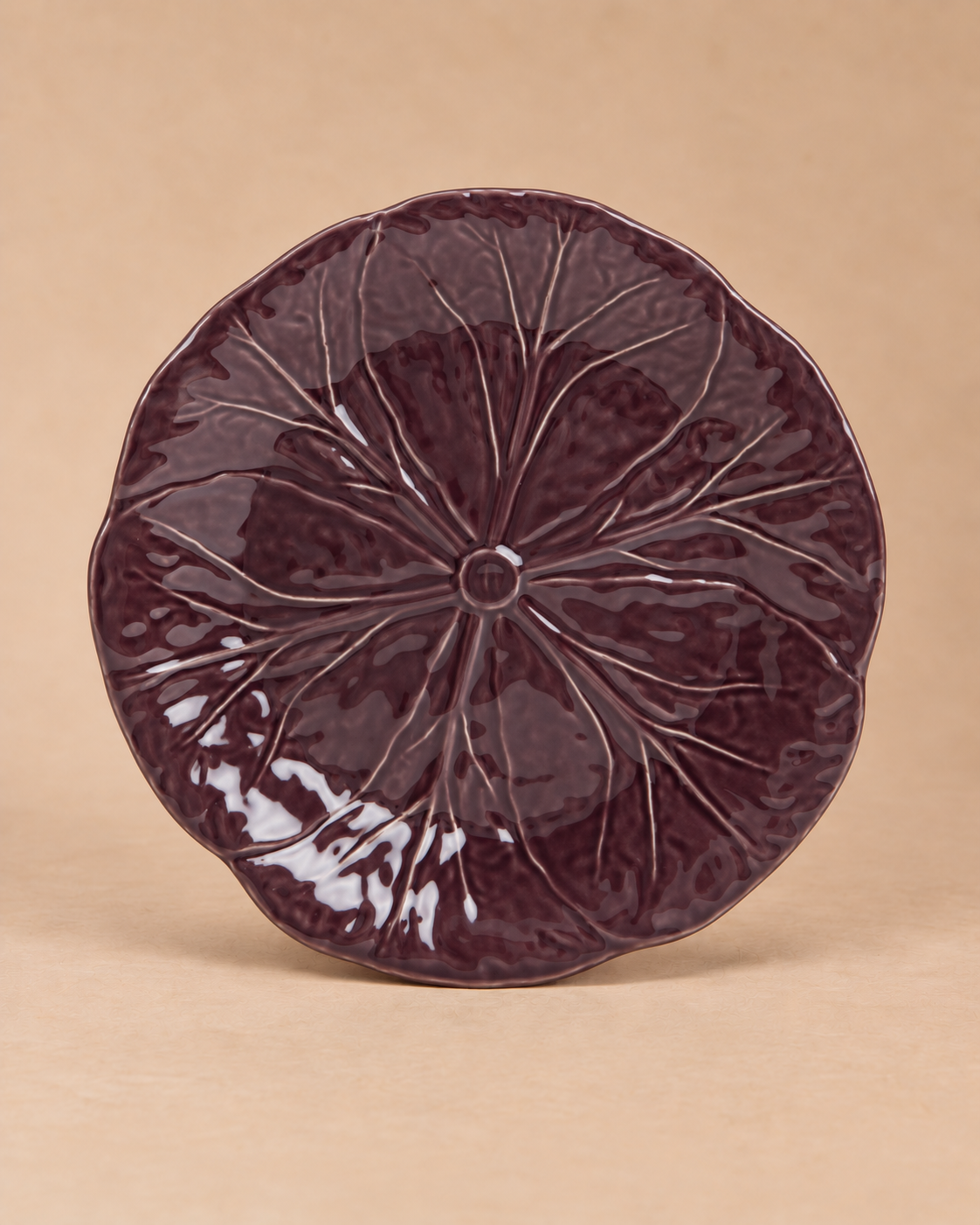 Cabbage Dinner Plate, Aubergine