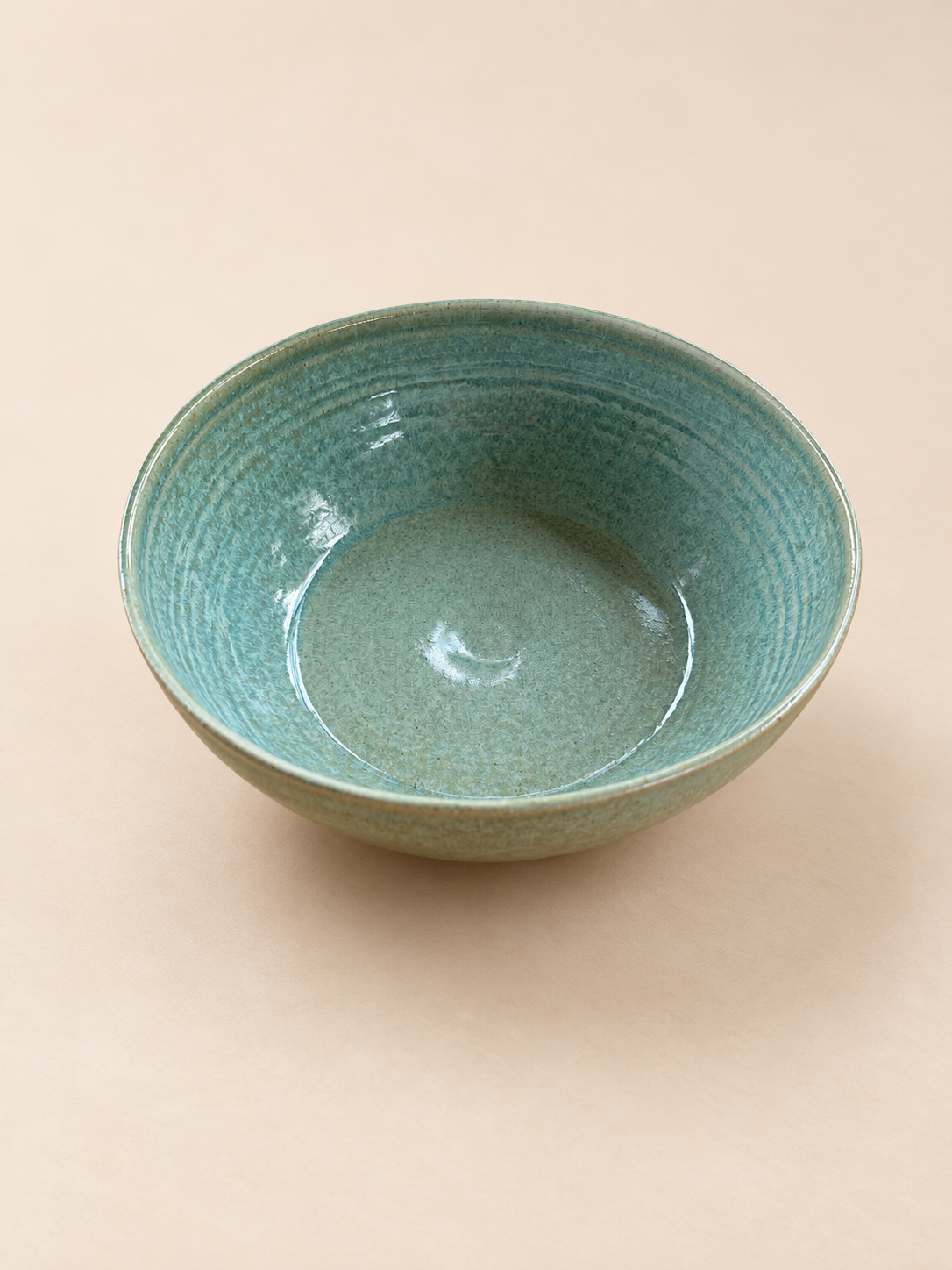 Organic Sea-Green Bowl styled in the home