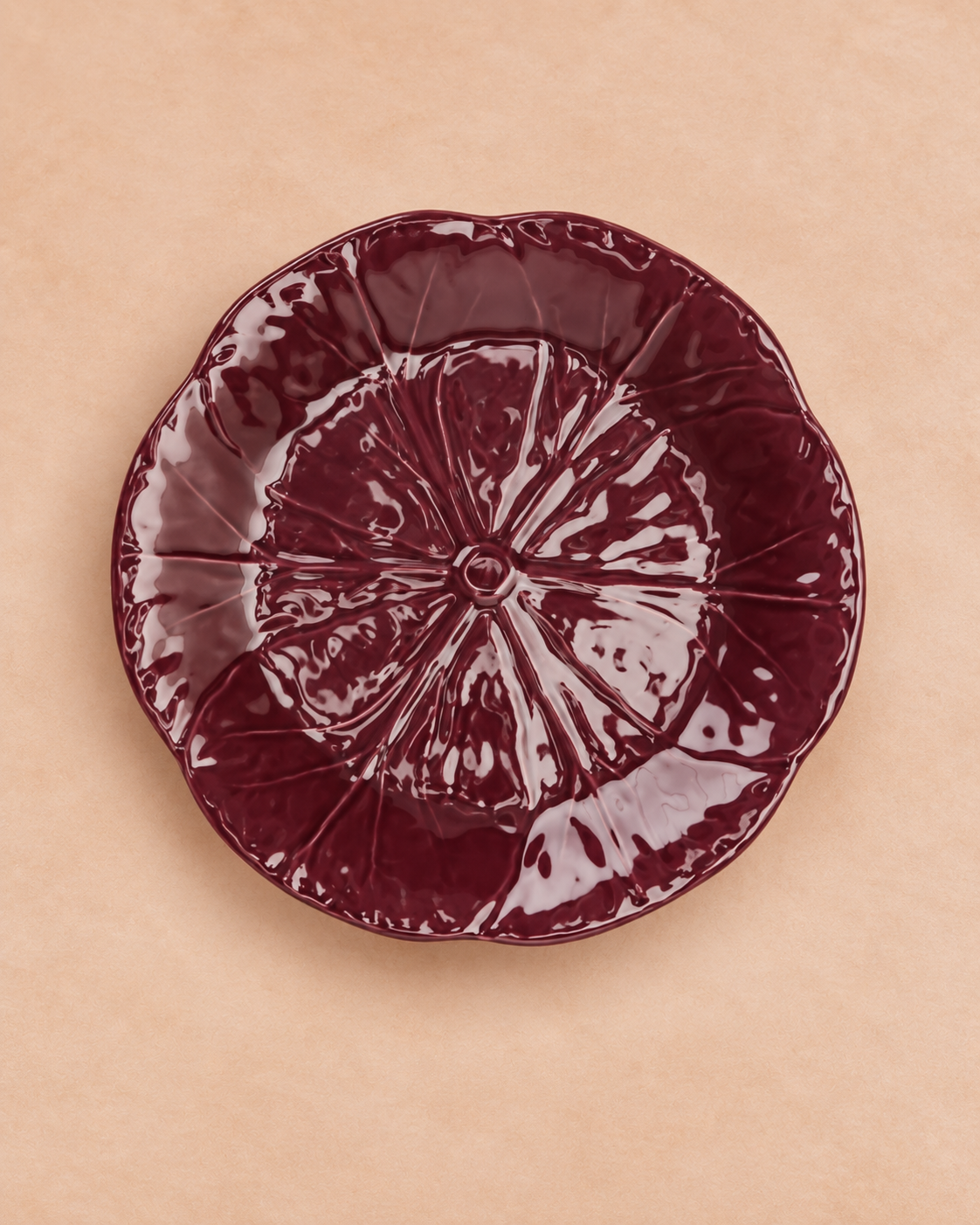 Cabbage Breakfast Plate, Aubergine
