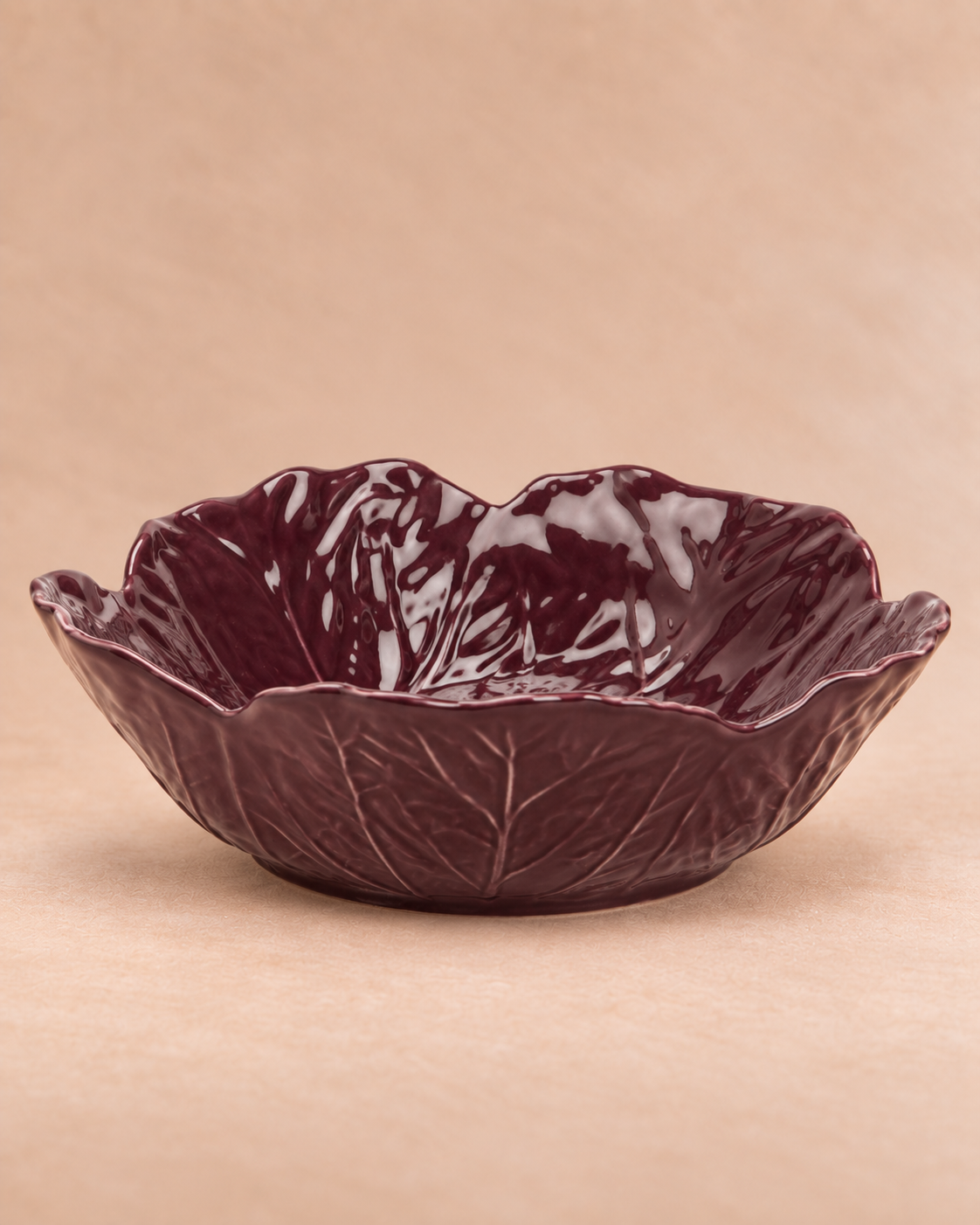 Cabbage Salad Bowl, Aubergine