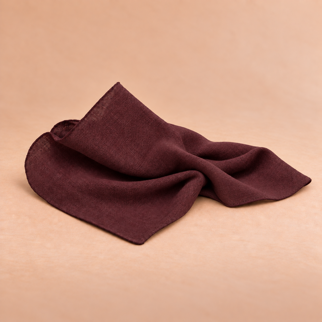 Gracie Linen Napkins, Aubergine