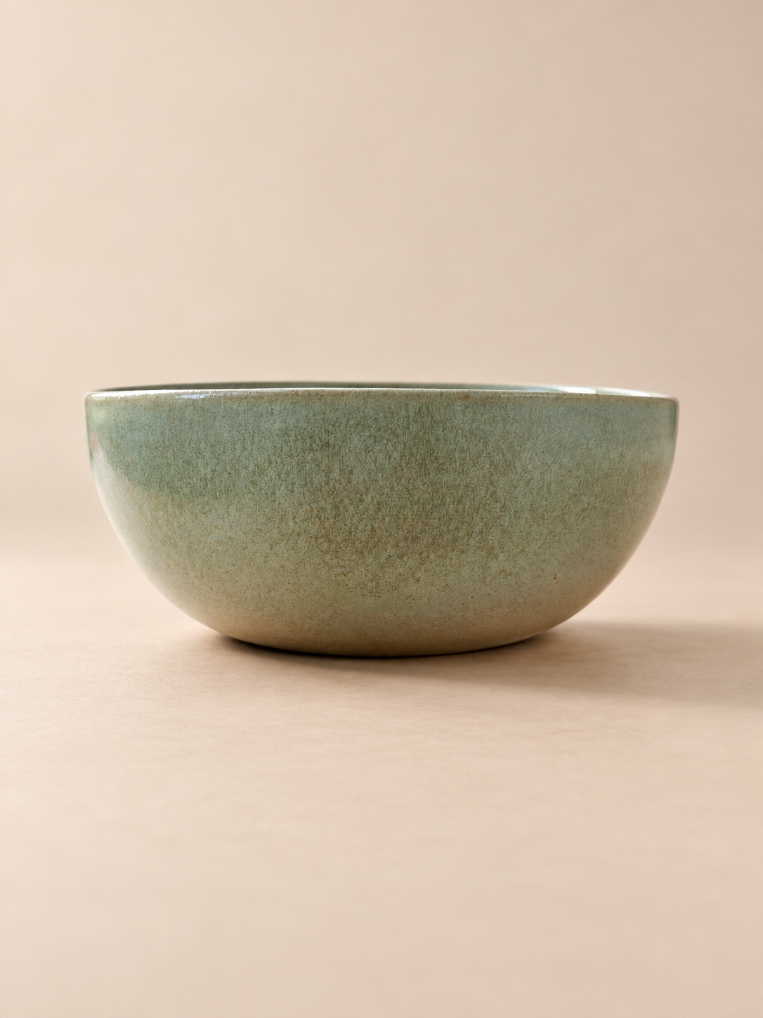 Organic Sea-Green Bowl styled in the home